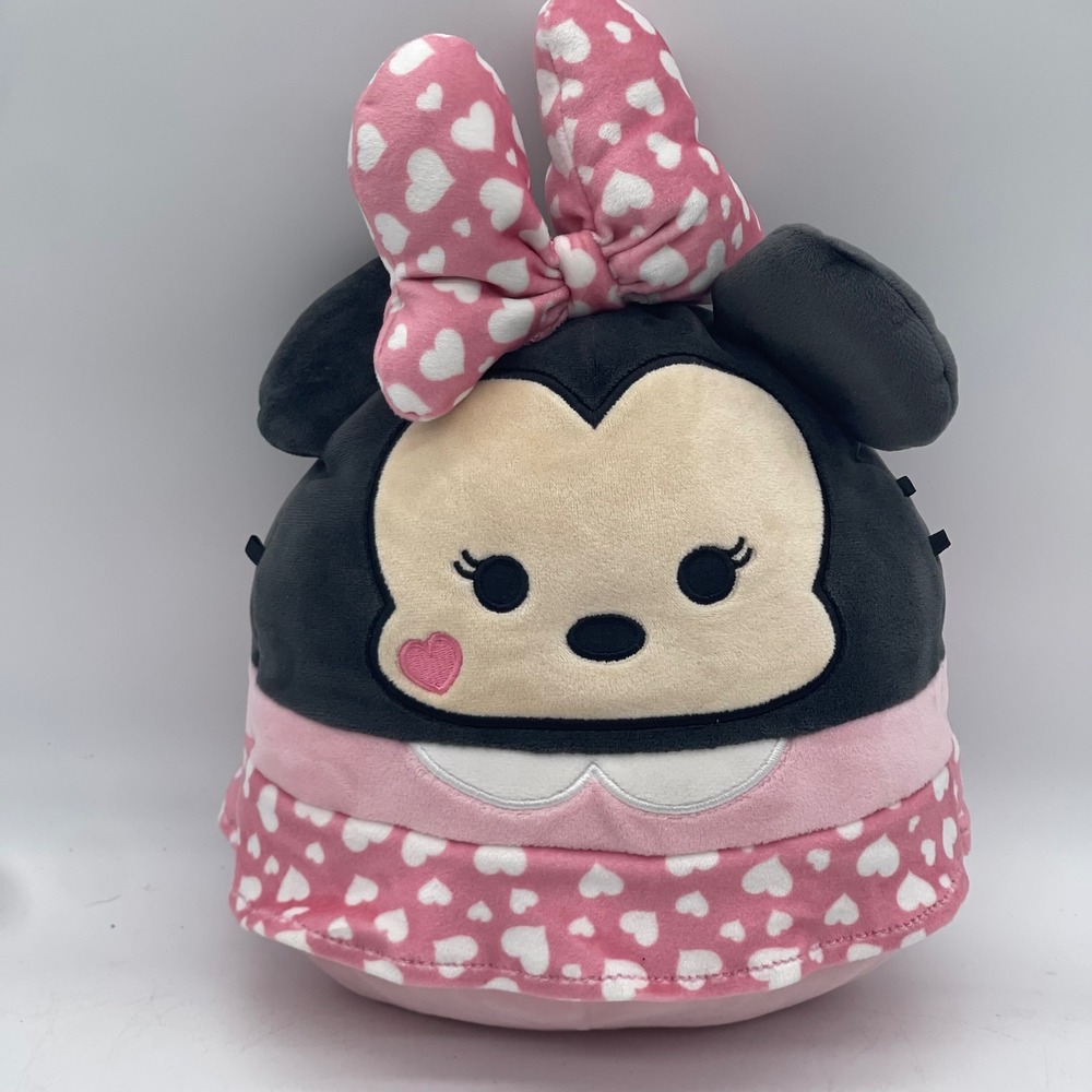 Disney Minnie Mouse Squishmallow SQD00045-071522-Q044 8 Inch Pink Heart Dress